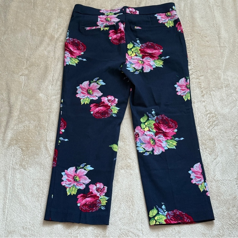 JL Jules & Leopold Blue Floral Pants Size M - Picture 3 of 9